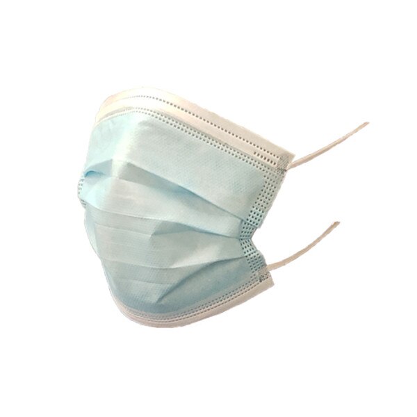 Disposable 3Ply Mask with Nose Clip Spring Creek Products